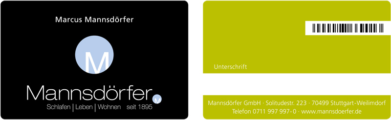 Mannsd&ouml;rfer Kundenkarte